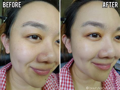 chanel cc cream before and after